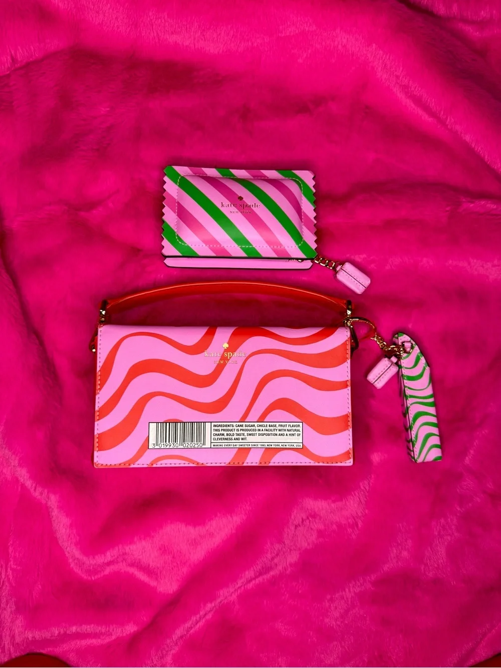 kate spade 'Sticky Situation' Cherry Gum Novelty Crossbody, Wallet & Charm Set